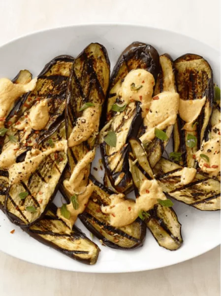 Vegan Eggplant with Peanut Sauce Recipe