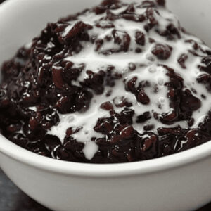 Vegan Black Rice Pudding