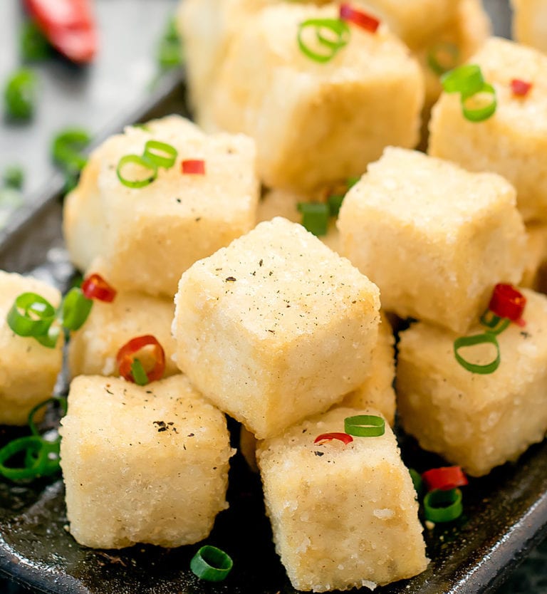 Vegan Chinese Salt and Pepper Tofu