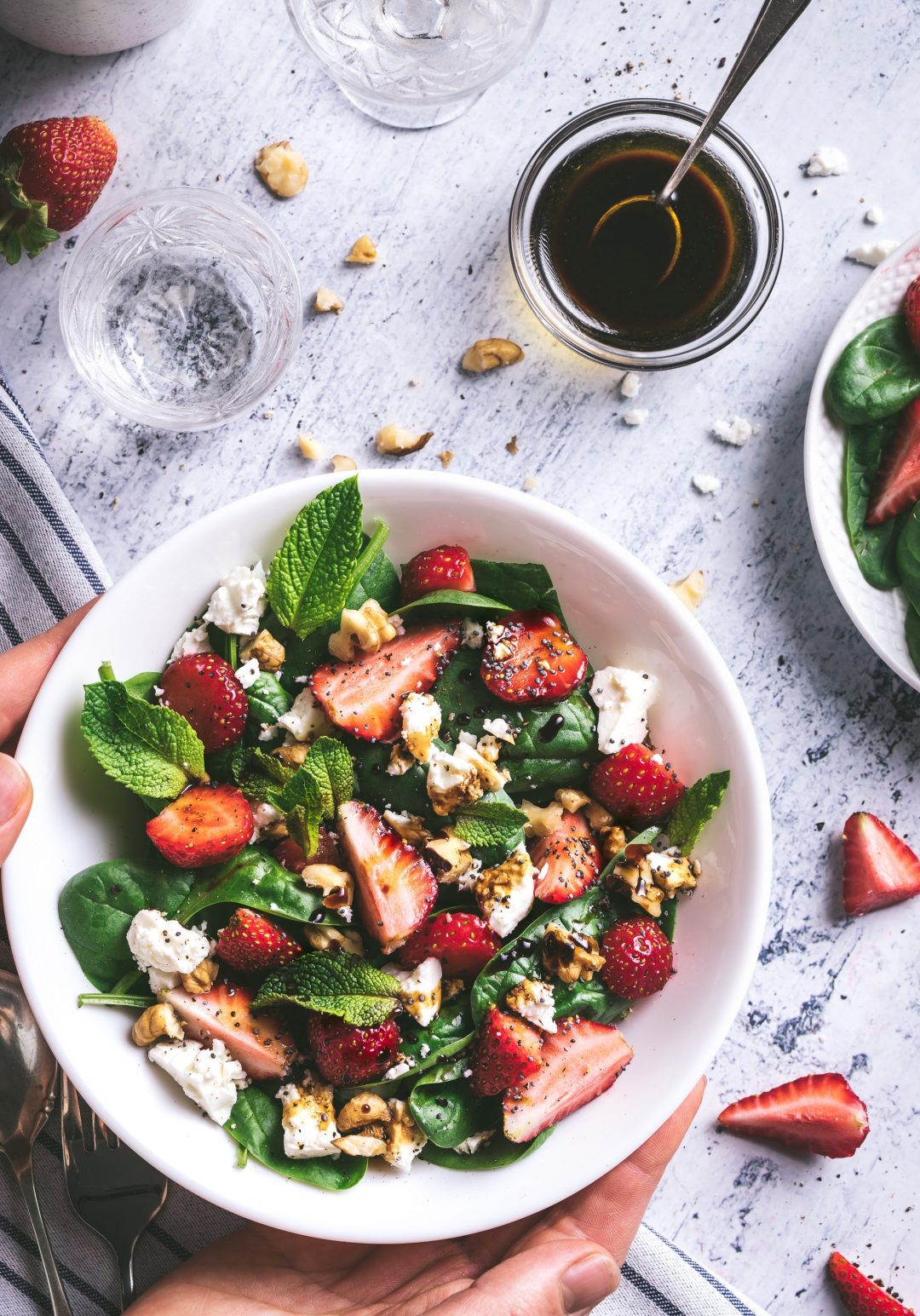 Spinach And Strawberry Salad