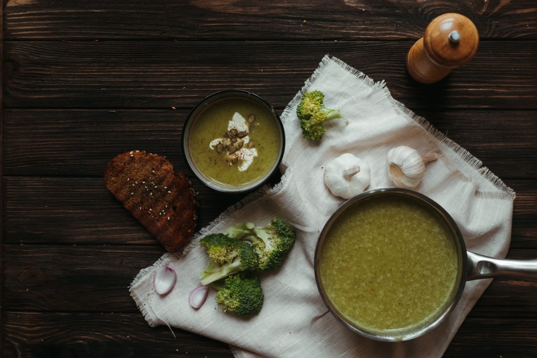Broccoli and Almond Gazpach
