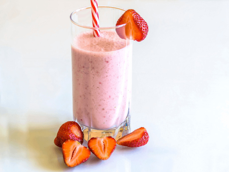 Chocolate and Strawberry Smoothie
