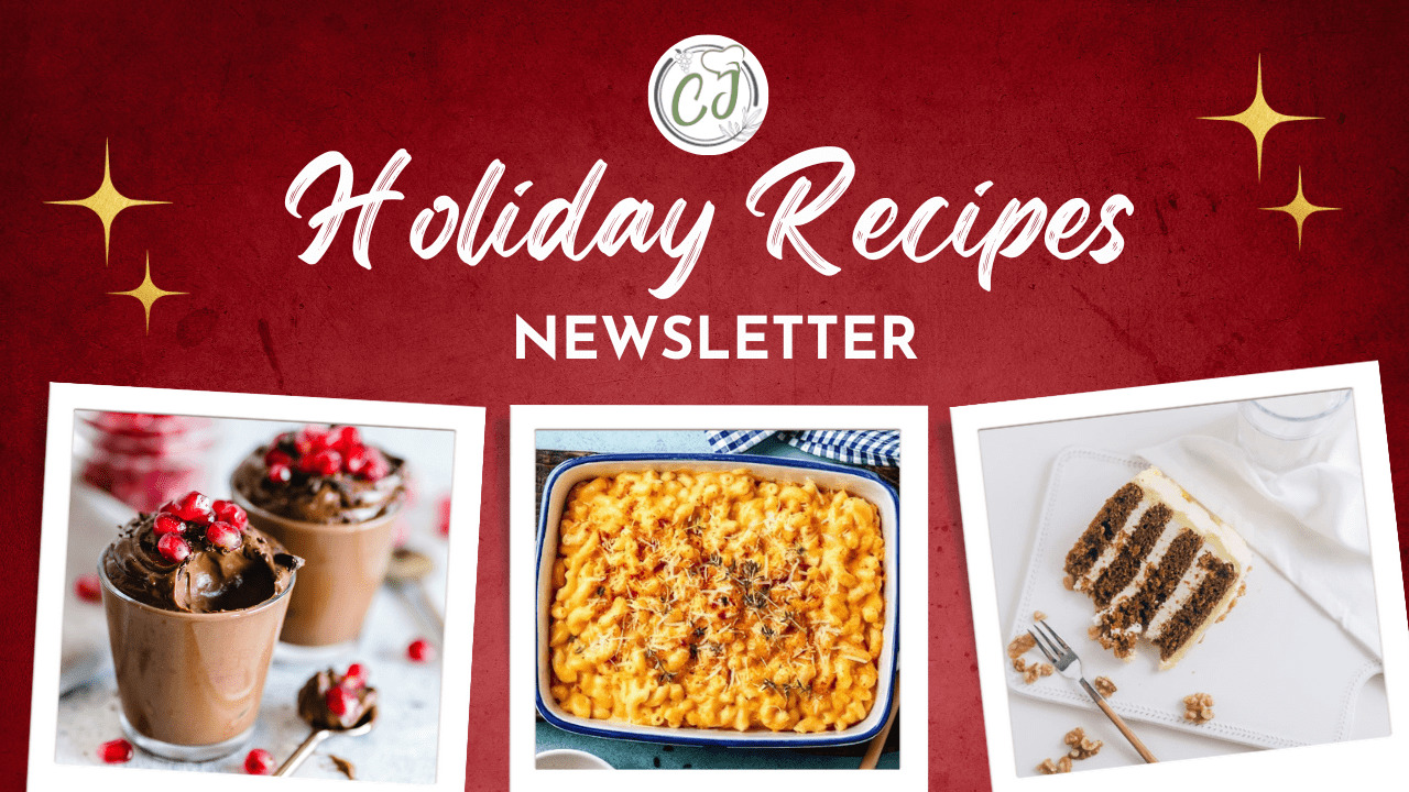 Holiday Recipes Newsletter