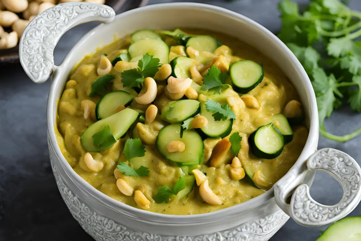 Cucumber Cashew Curry