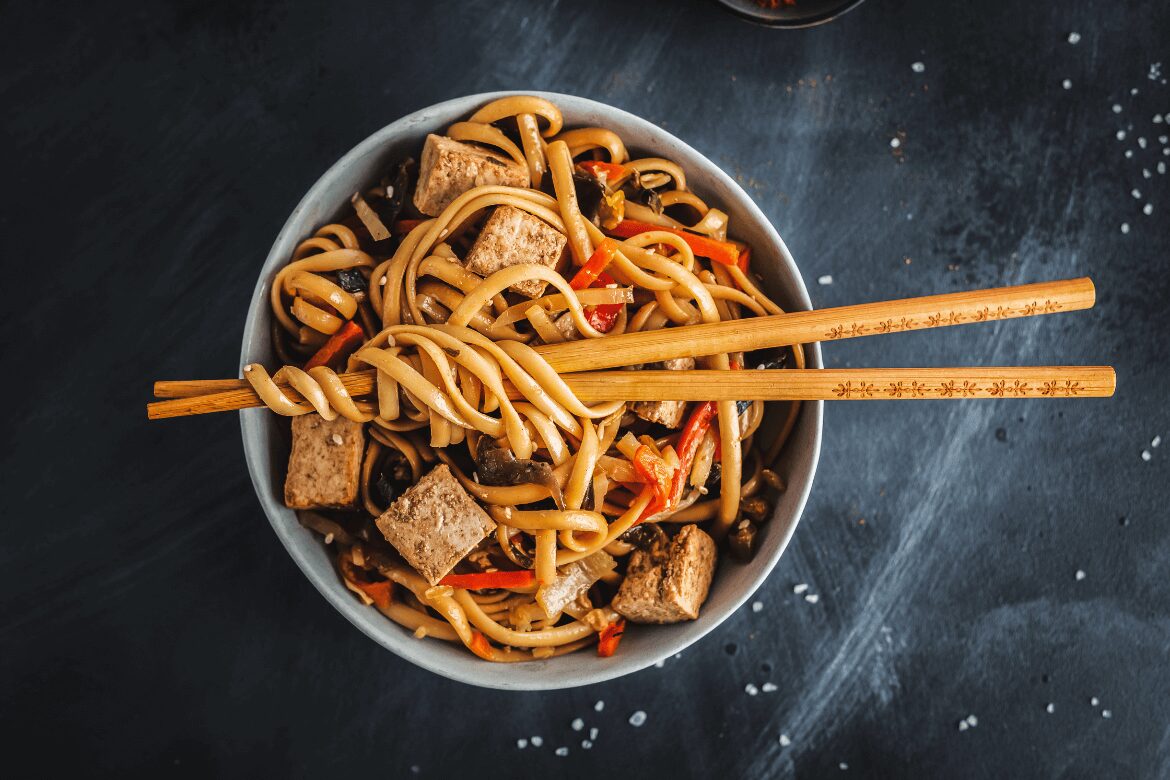 Vegan Ma Po Tofu Noodles