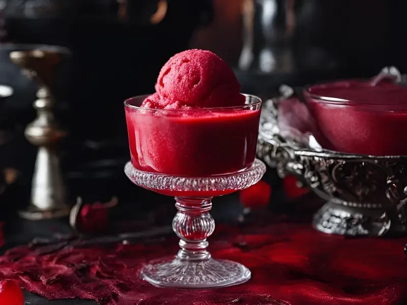 Dracula's Berry Bloody Sorbet