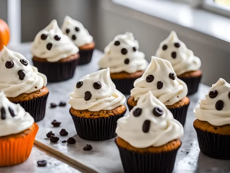 Ghostly Cupcakes