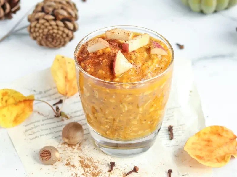 Pumpkin Spice Overnight Oats Recipe