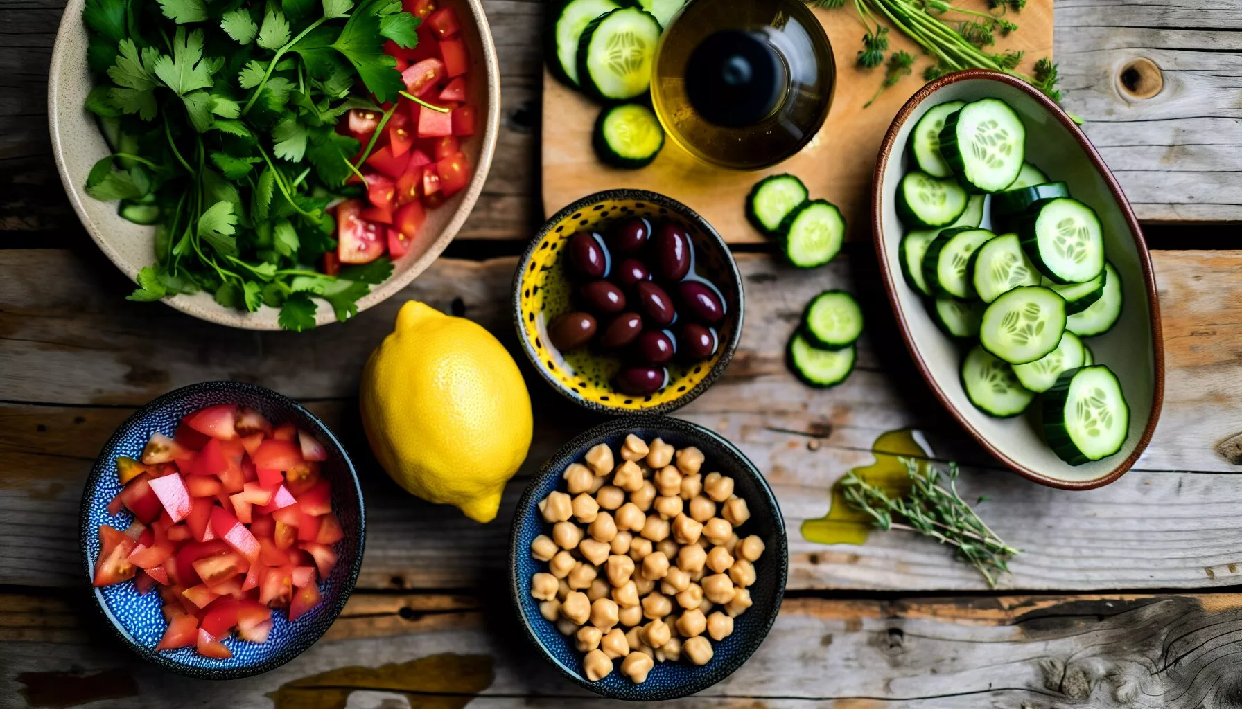 Mediterranean Chickpea Bowl