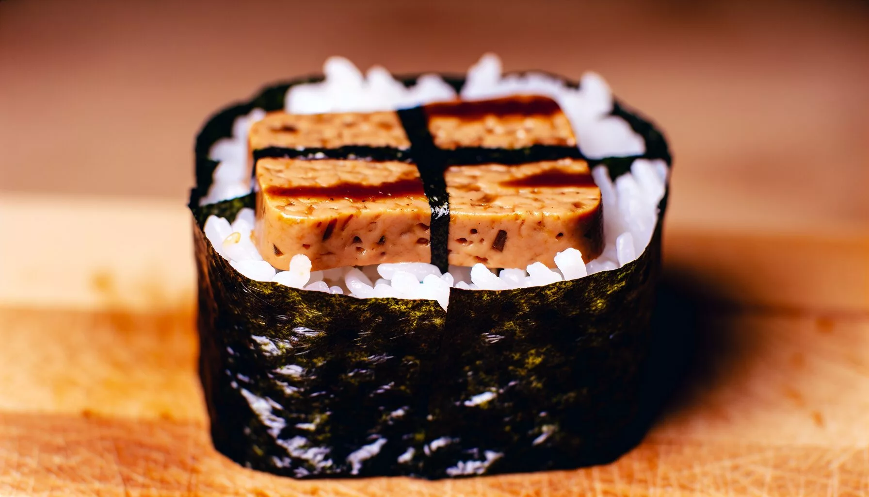 Vegan Spam Musubi with Tempeh and Marinated Tofu