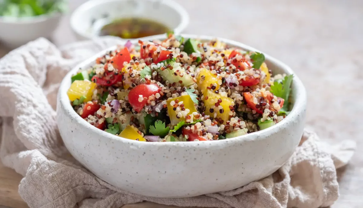 Fruity Quinoa Salad with Citrus Dressing
