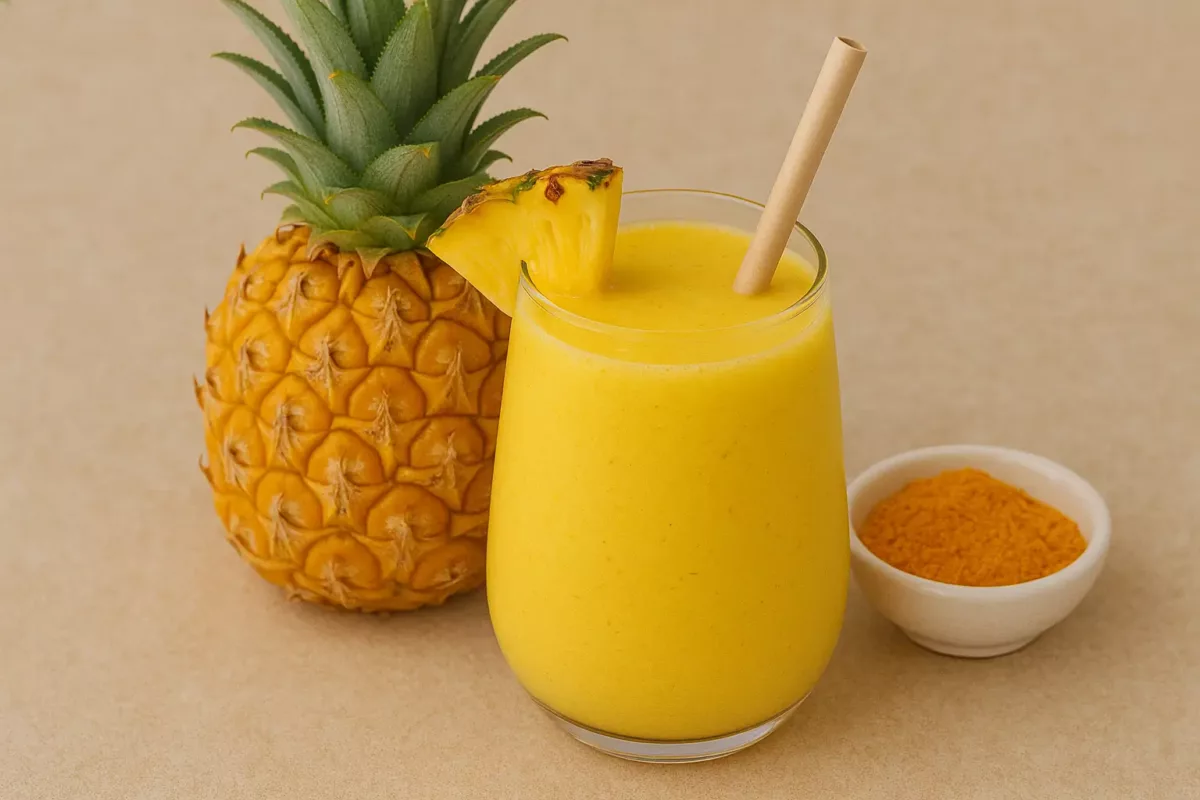 Golden Pineapple Turmeric Smoothie