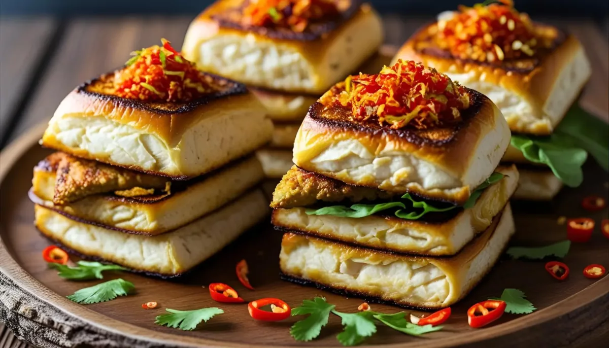 Smash Tofu Sliders with Chili Crunch